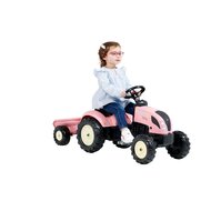 Falk Country Farmer Tractor Set Roze - Met Aanhanger - 2+ Jaar