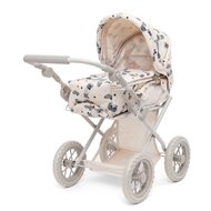 Skrallan Poppenwagen 2-in-1 - Luchtballon Design - Hout