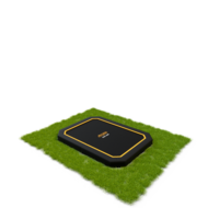 Avyna Trampoline InGround 380x255 (238) | Zwart