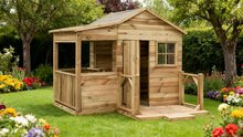 Houten Speelhuisje Laura