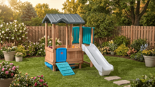 Step2 Woodland Adventure Playhouse &amp; Slide