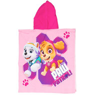 Handdoek Poncho Paw Patrol Roze 55x110cm