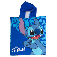 Handdoek Poncho Stitch Blauw 55x110cm