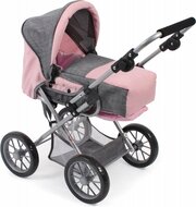 Bayer Chic Poppenwagen Leni combi (grijs/lichtroze). Merk: Bayer Chic 2000   