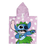 Handdoek Poncho Stitch Lila 55x110cm