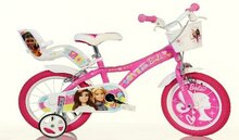 Fiets Dino Bikes Bicicletta 16 inch Barbie Roze