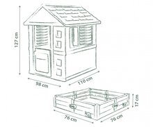 S.life Square Speelhuisje met Zandbak