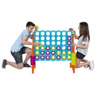 Feber Mega 4-in-Line &ndash; XXL Vier-op-een-Rij Spel (121&times;118 cm)