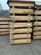 Houten Speelhuisje Louise Vergrijsd - FSC Hout - 120x120 cm