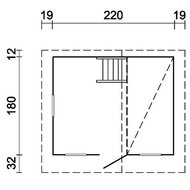 WOODY Houten Speelhuis Liv Premium 16mm