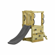 Houten Speeltoestel Irma Small met antraciet glijbaan