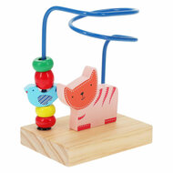 Houten Kralen Doolhof - Kat