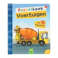 Puzzelboek Voertuigen - 5 Legpuzzels