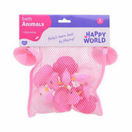 Happy World Flamingo &amp; Eenhoorn Badfiguren, 6st.