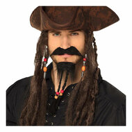 Set Gezichtbeharing Piraat