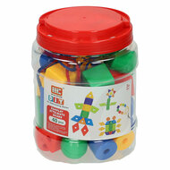 Grote Rijgkralen in Box, 40st.