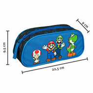 Etui Super Mario Blauw met Rits