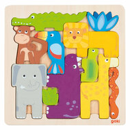 Goki Houten Puzzel Safari, 11st.
