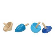 Houten Spelletje in Blikje - Tollen, 4st