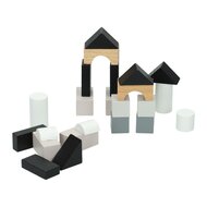 Houten Spelletje in Blikje - Bouwblokken