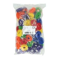 Gekleurde Bouwschijven - 72st.