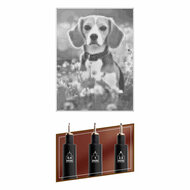 Stippenkunst op Doek Hond - 40 x 30 cm - incl. Fineliners