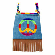 Schoudertas Peace, 19x19cm