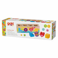 Goki Houten Sorteerbox Vormenstoof Love - 5dlg.