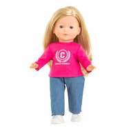 Corolle Fuchsia T-shirt voor Poppen, 36cm