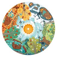 Hape Vier Seizoenen Puzzel met Licht - 16st.