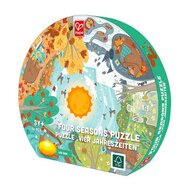 Hape Vier Seizoenen Puzzel met Licht - 16st.