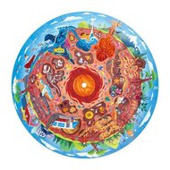 Hape Ondergrondse Wereld Puzzel met Licht - 36st.