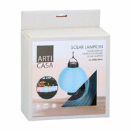 Solar Lampion Blauw, 20cm