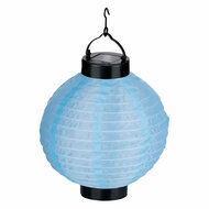 Solar Lampion Blauw, 20cm