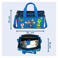 Sporttas Super Mario Blauw
