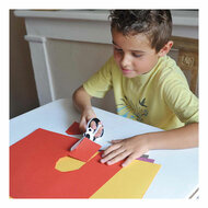 Fiskars Kinderschaar met Dierenmotief Panda - 13cm