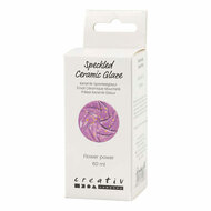 Gespikkeld Keramiek Glazuur 999-1060 C Dekkend Flower Power - 60ml