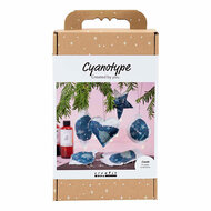 Hobbyset Cyanotypie Kerstdecoraties met Cyanotypie Blauw