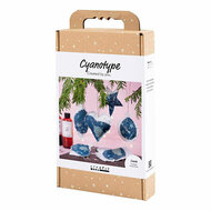 Hobbyset Cyanotypie Kerstdecoraties met Cyanotypie Blauw