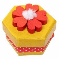 Colorations - Papier-mache Mini Doosjes, 12st.