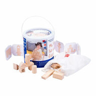 Houten Bouwplankjes Naturel, 84st.