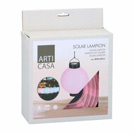 Solar Lampion Roze, 20cm