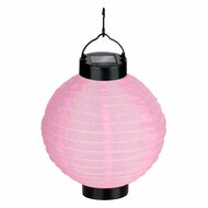 Solar Lampion Roze, 20cm