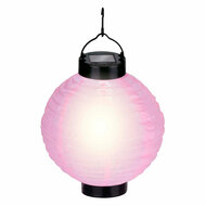 Solar Lampion Roze, 20cm