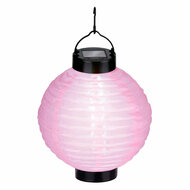 Solar Lampion Roze, 20cm