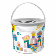 SES Houten Bouwblokken Dino's, 50st.