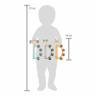 Small Foot - Houten Baby Tamboerijn Dier Pastel