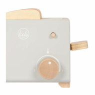Small Foot - Houten Broodrooster Set Grijs "Tasty"