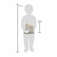 Small Foot - Houten Mixer Speelset Grijs "Tasty"