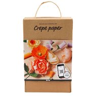 Cr&ecirc;pepapier Bloemen Maken Kit